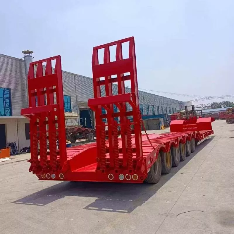 Semi-remorque de transport lourd multiligne